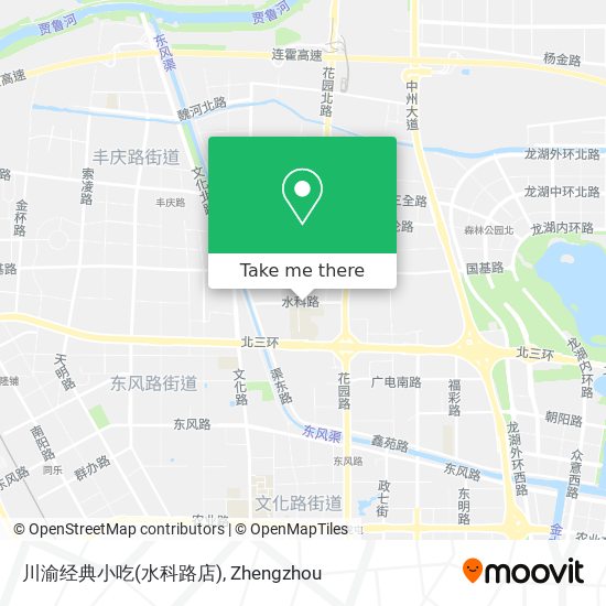 川渝经典小吃(水科路店) map