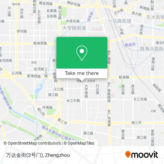 万达金街(2号门) map
