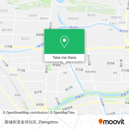 新城街道金河社区 map