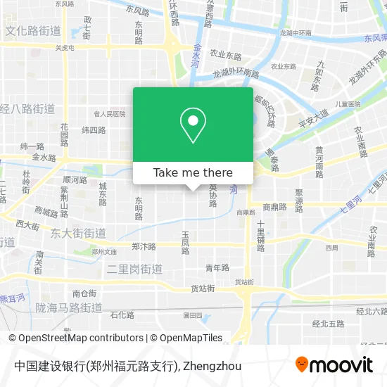 中国建设银行(郑州福元路支行) map