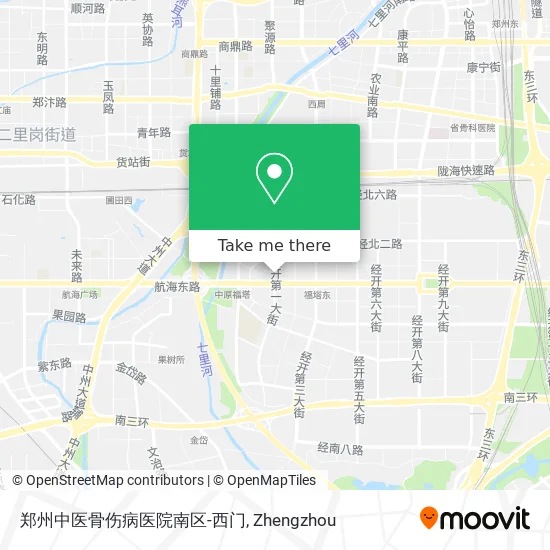 郑州中医骨伤病医院南区-西门 map