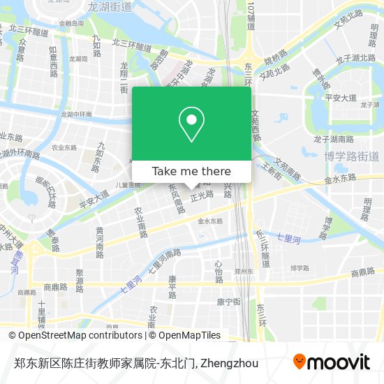 郑东新区陈庄街教师家属院-东北门 map