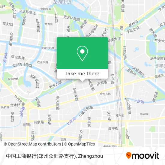 中国工商银行(郑州众旺路支行) map