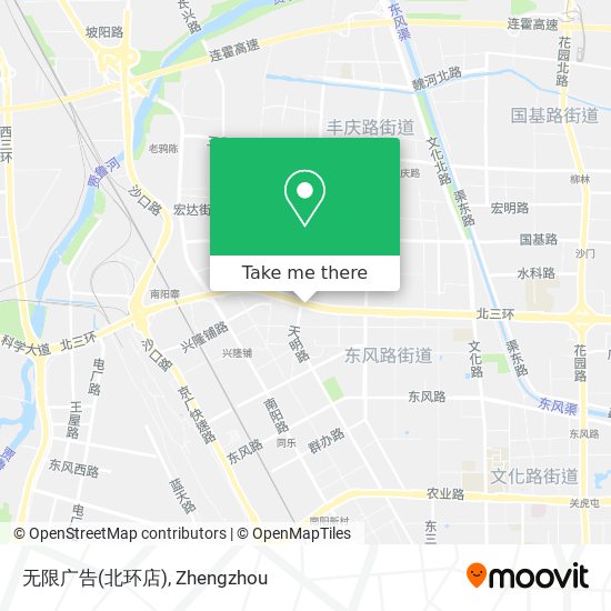 无限广告(北环店) map