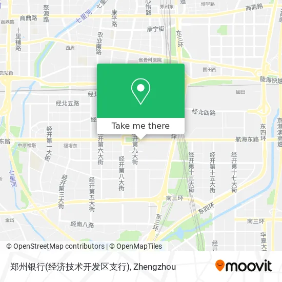 郑州银行(经济技术开发区支行) map