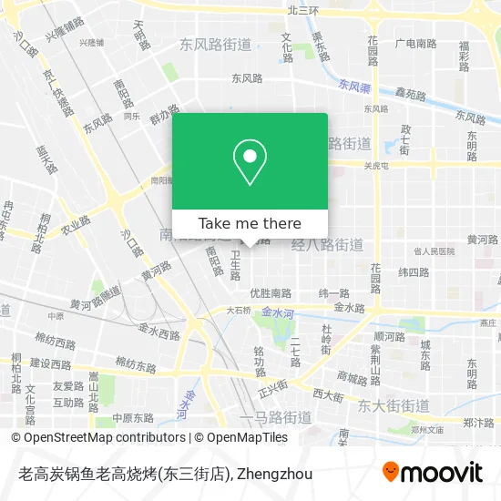 老高炭锅鱼老高烧烤(东三街店) map