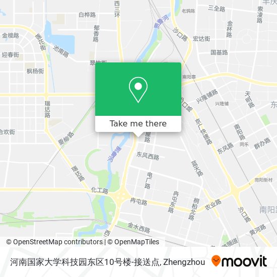 河南国家大学科技园东区10号楼-接送点 map