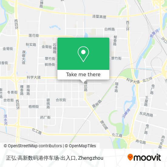 正弘·高新数码港停车场-出入口 map