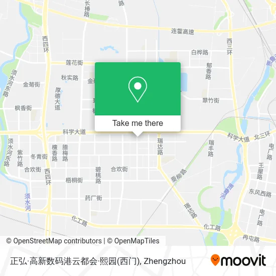 正弘·高新数码港云都会·熙园(西门) map