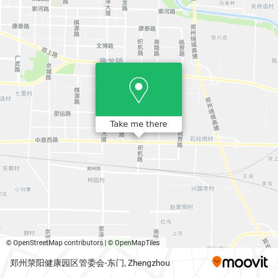 郑州荥阳健康园区管委会-东门 map