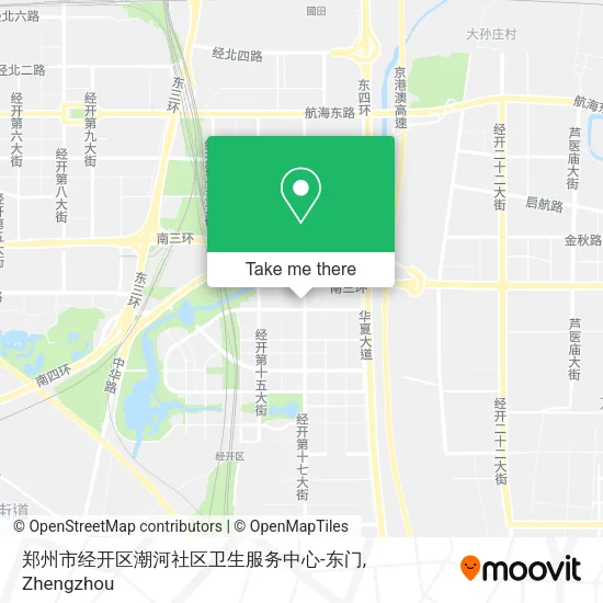郑州市经开区潮河社区卫生服务中心-东门 map