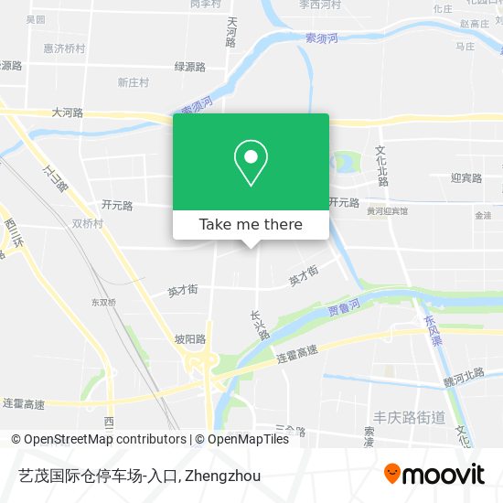 艺茂国际仓停车场-入口 map