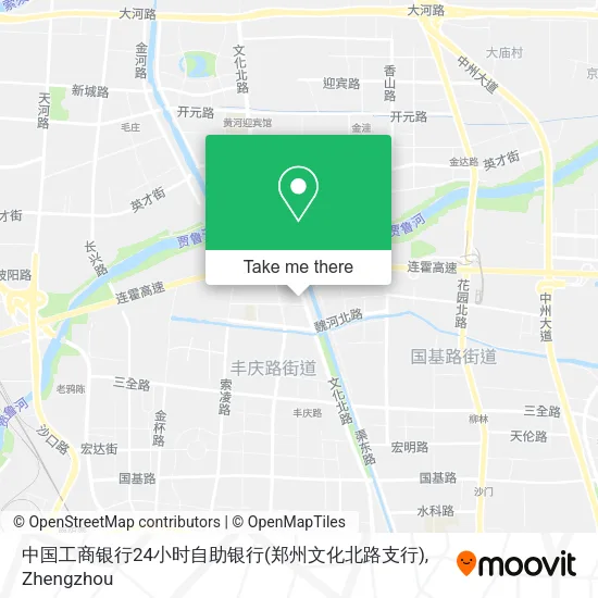 中国工商银行24小时自助银行(郑州文化北路支行) map