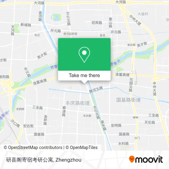 研喜阁寄宿考研公寓 map