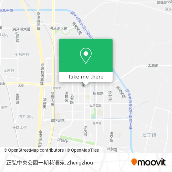 正弘中央公园一期花语苑 map