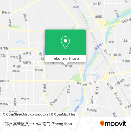 郑州高新区八一中学-南门 map