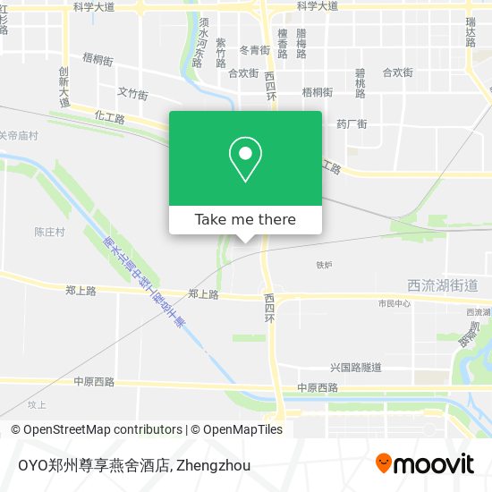 OYO郑州尊享燕舍酒店 map