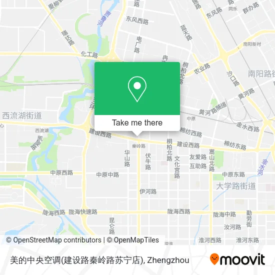 美的中央空调(建设路秦岭路苏宁店) map