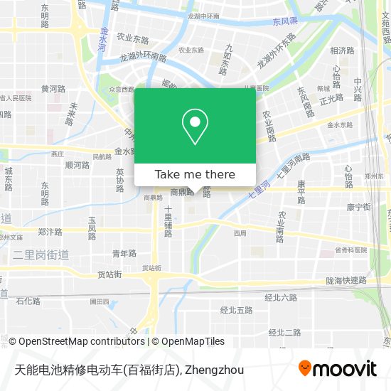 天能电池精修电动车(百福街店) map
