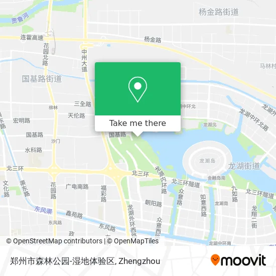 郑州市森林公园-湿地体验区 map