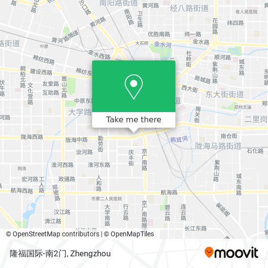 隆福国际-南2门 map