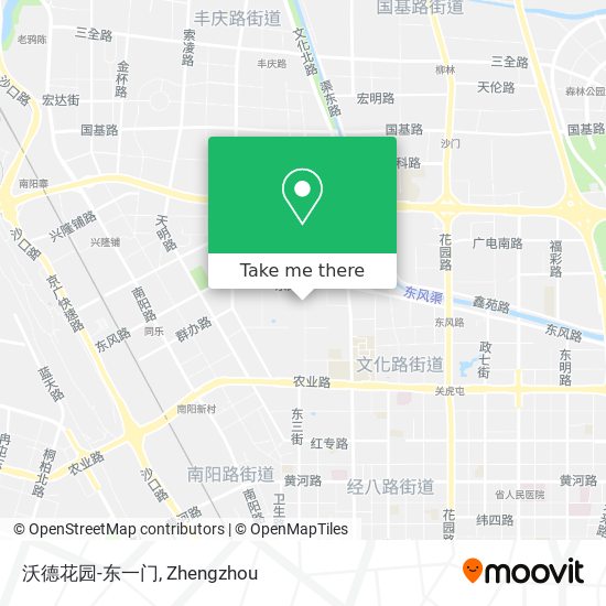 沃德花园-东一门 map