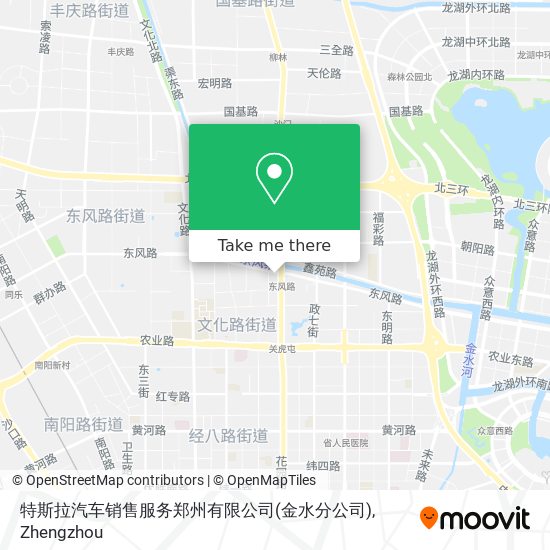 特斯拉汽车销售服务郑州有限公司(金水分公司) map