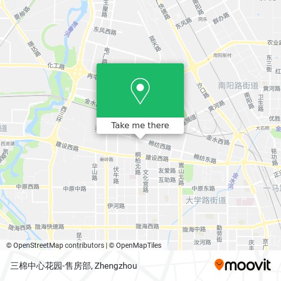 三棉中心花园-售房部 map