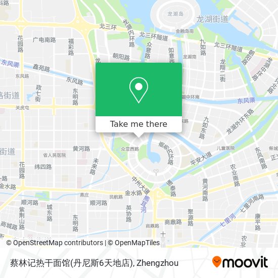 蔡林记热干面馆(丹尼斯6天地店) map