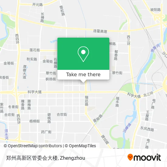 郑州高新区管委会大楼 map