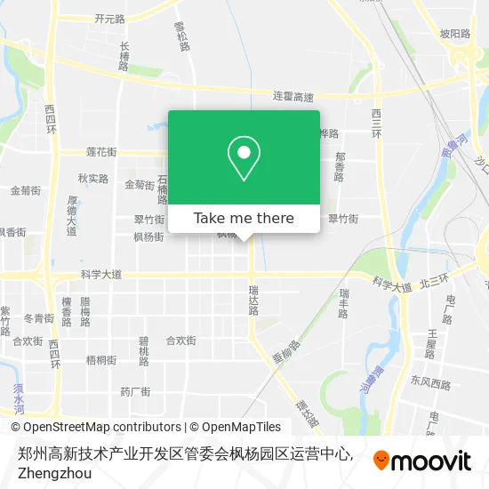 郑州高新技术产业开发区管委会枫杨园区运营中心 map