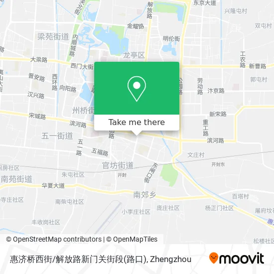 惠济桥西街/解放路新门关街段(路口) map