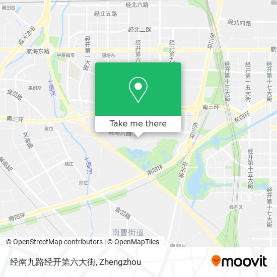 经南九路经开第六大街 map