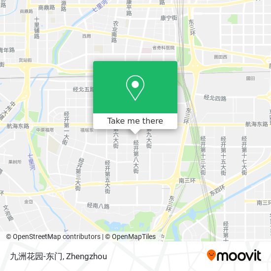 九洲花园-东门 map