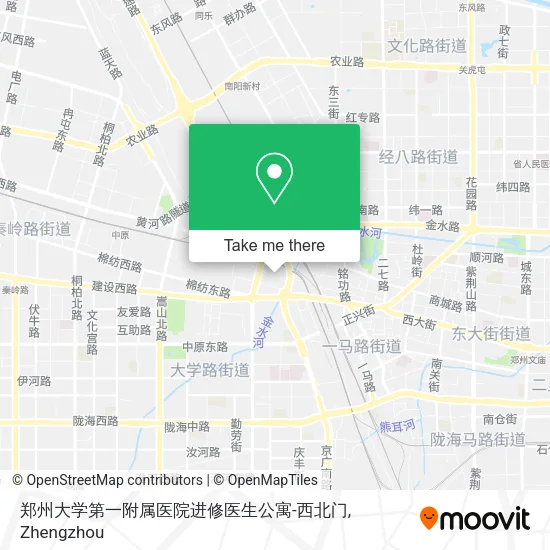 郑州大学第一附属医院进修医生公寓-西北门 map