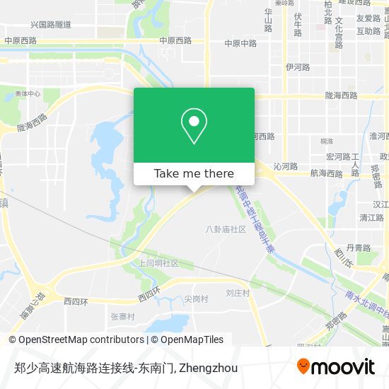 郑少高速航海路连接线-东南门 map