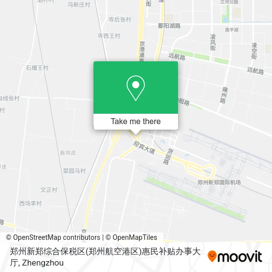 郑州新郑综合保税区(郑州航空港区)惠民补贴办事大厅 map