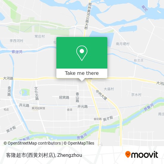 客隆超市(西黄刘村店) map
