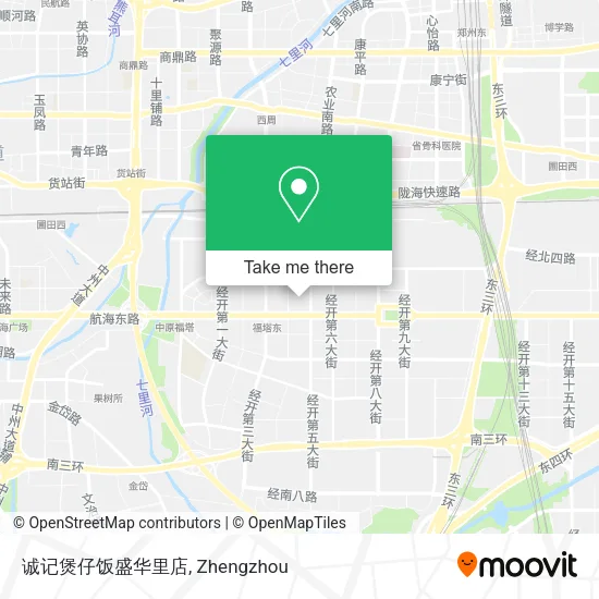 诚记煲仔饭盛华里店 map