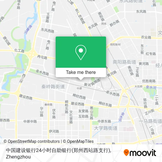 中国建设银行24小时自助银行(郑州西站路支行) map