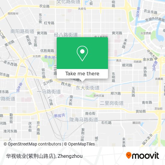 华视镜业(紫荆山路店) map