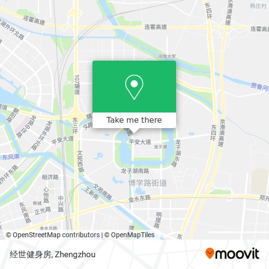 经世健身房 map