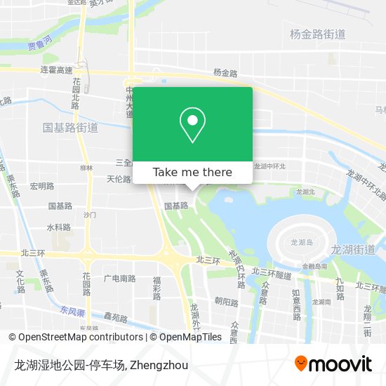 龙湖湿地公园-停车场 map