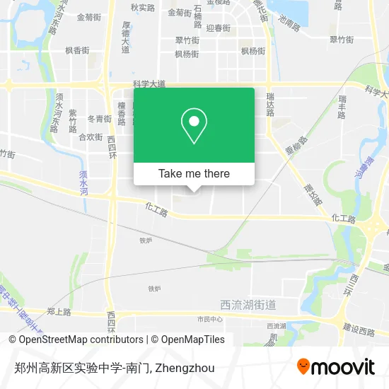 郑州高新区实验中学-南门 map