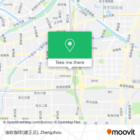 迪欧咖啡(建正店) map