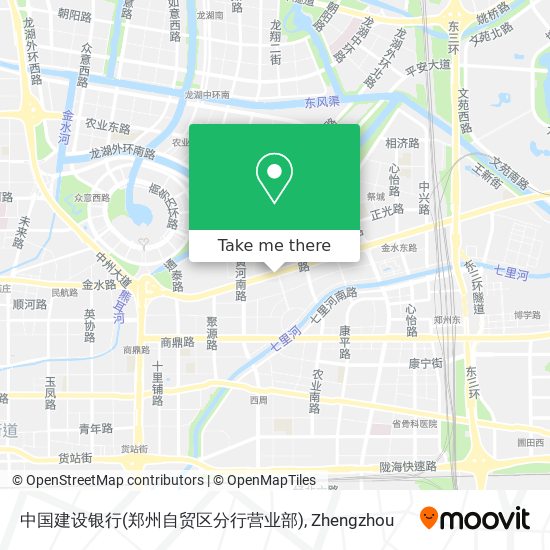 中国建设银行(郑州自贸区分行营业部) map
