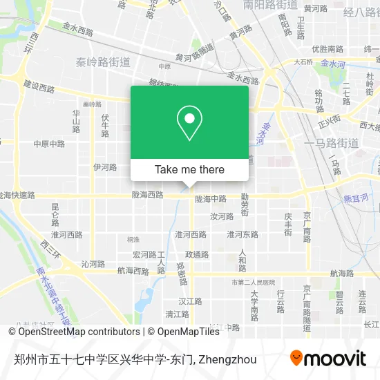 郑州市五十七中学区兴华中学-东门 map