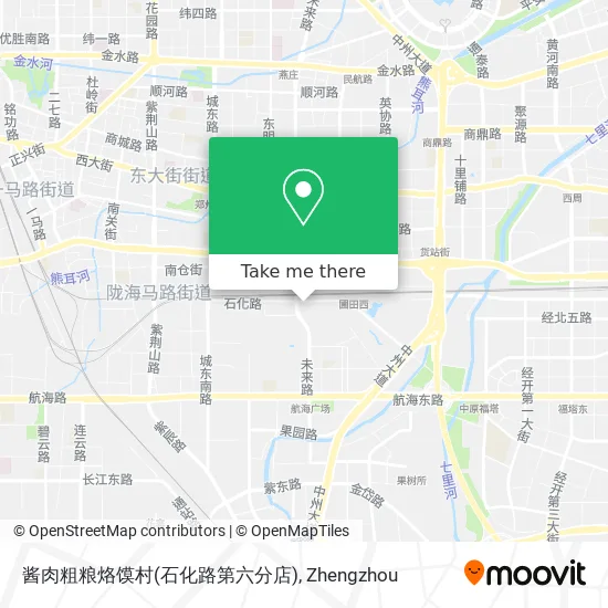 酱肉粗粮烙馍村(石化路第六分店) map