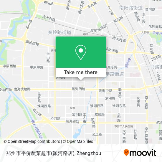 郑州市平价蔬菜超市(颍河路店) map