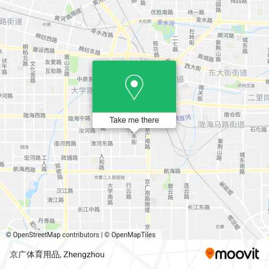 京广体育用品 map